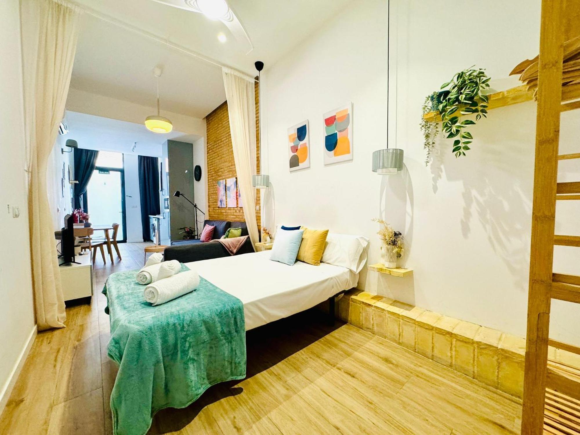Relaxing Beachside Cabanyal Loft บาเลนเซีย ภายนอก รูปภาพ